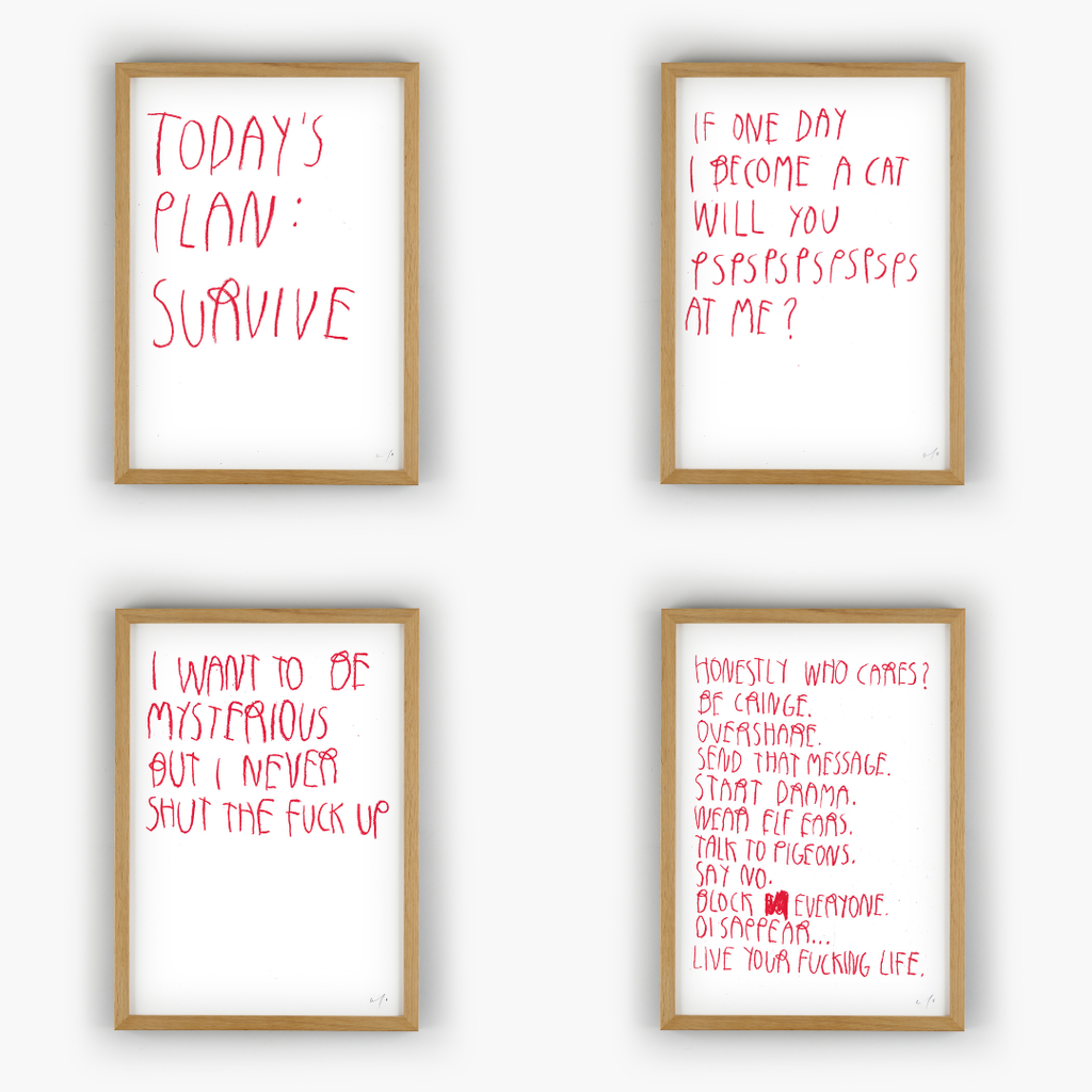 Collector Set - Oak Frame