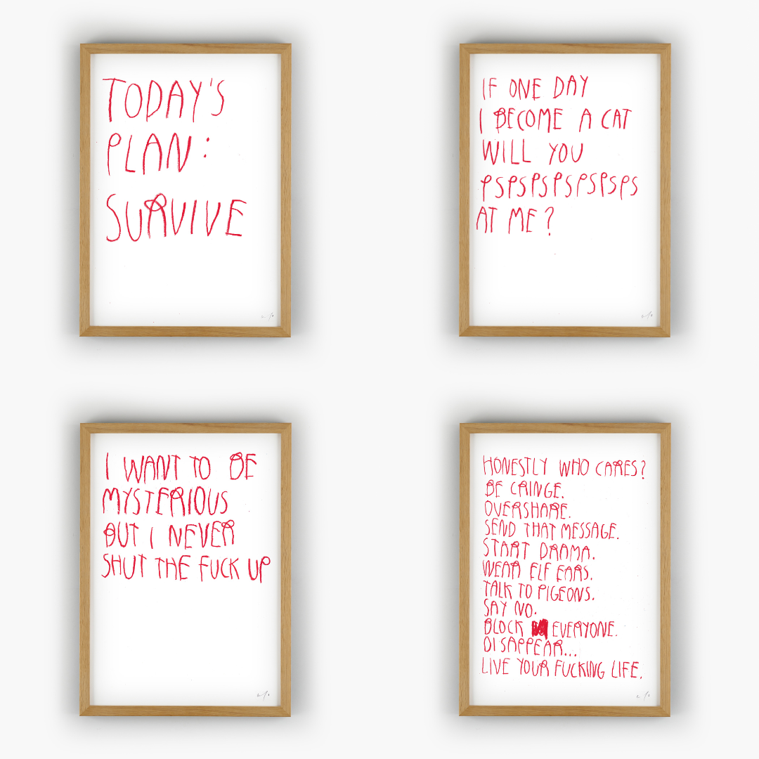 Collector Set - Oak Frame