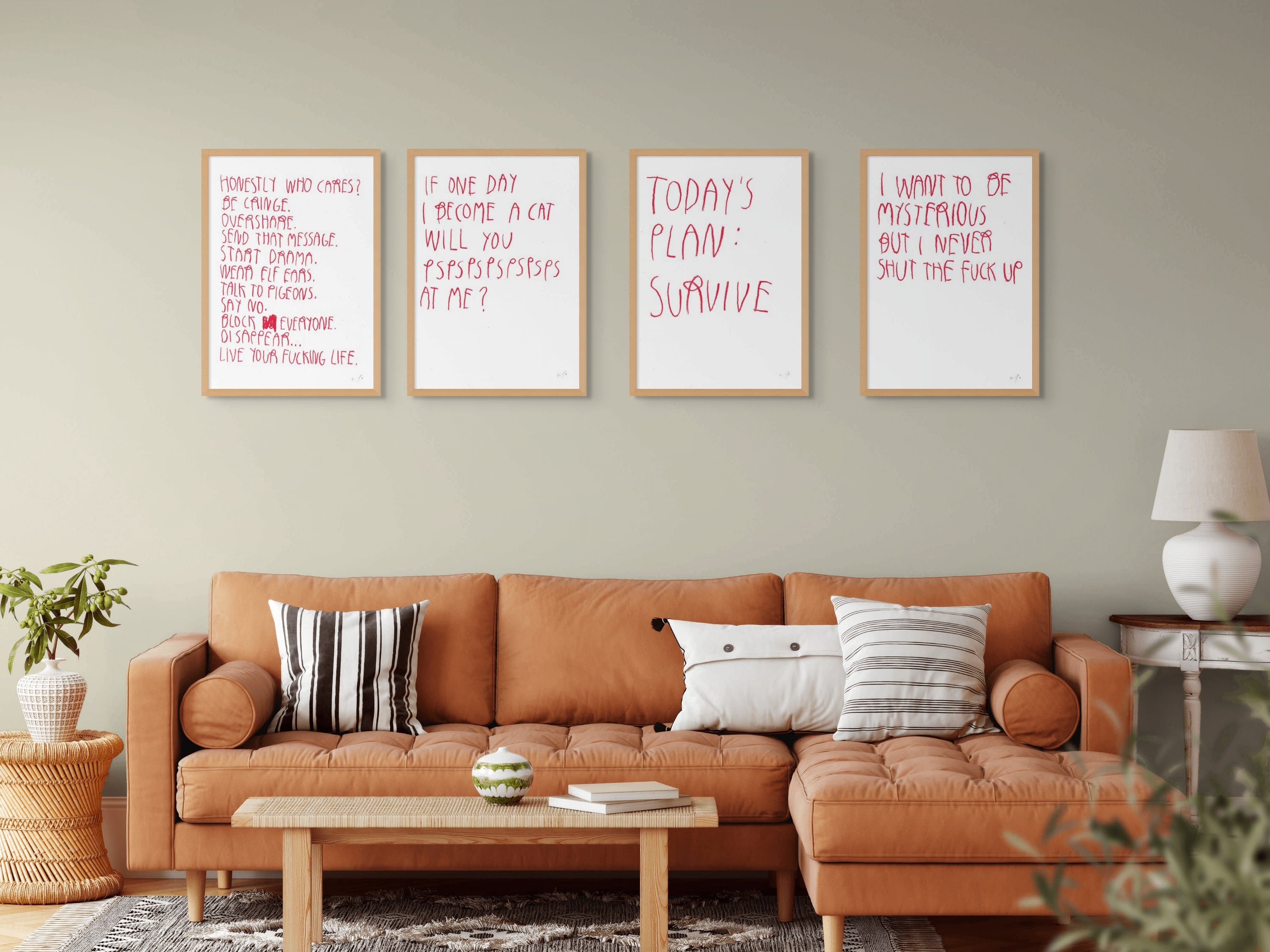 Collector Set - Oak Frame